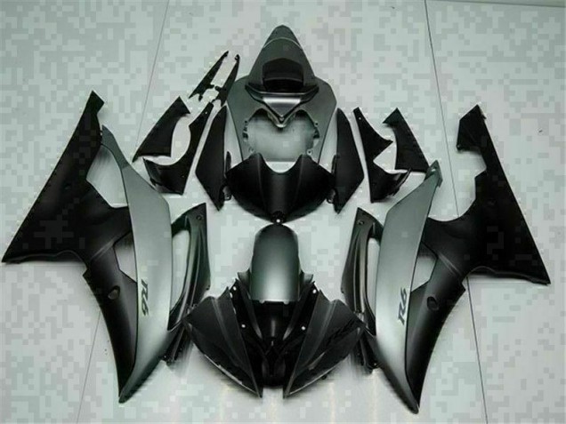 Yamaha R6 2008-2016 Motorrad Verkleidung - Grau Schwarz