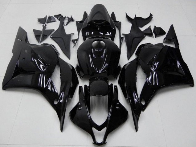 Honda CBR 600 RR 2009-2012 Motorrad Verkleidungen - Glänzend Schwarz