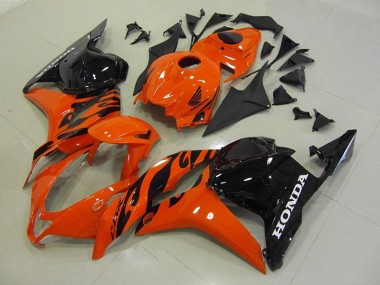 Honda CBR 600 RR 2009-2012 Motorrad Verkleidungen - Orange Schwarz