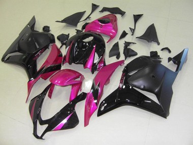 Honda CBR 600 RR 2009-2012 Motorrad Verkleidungen - Rosa Schwarz