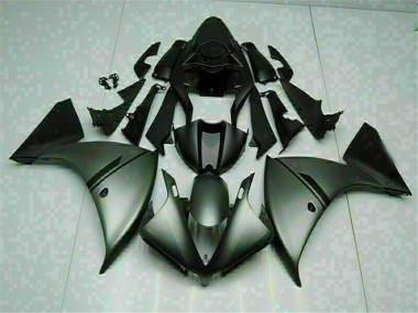 Yamaha R1 2012-2014 Motorrad Verkleidungen - Grau Schwarz