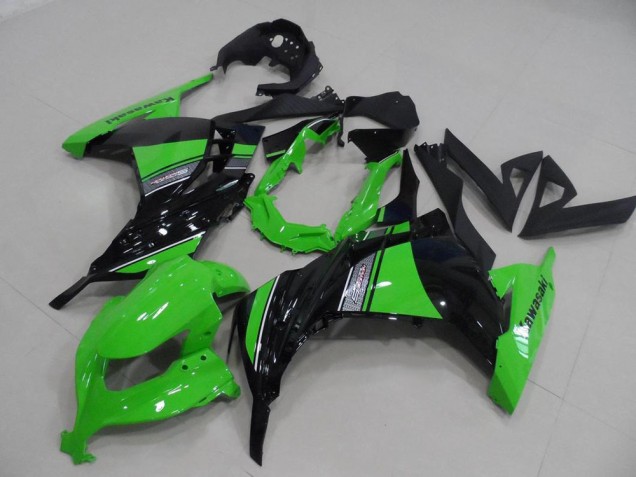 Kawasaki ZX 300R 2013-2016 Motorrad Verkleidungen - Grün OEM Stil